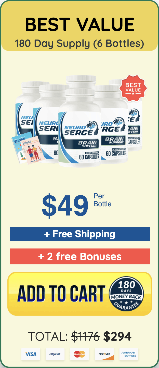 Neuro Serge 180 day supply