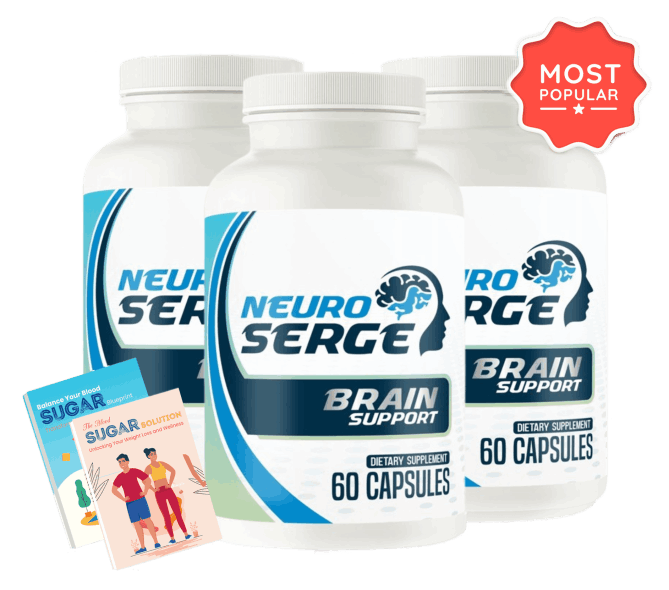 Neuro Serge supplement jar